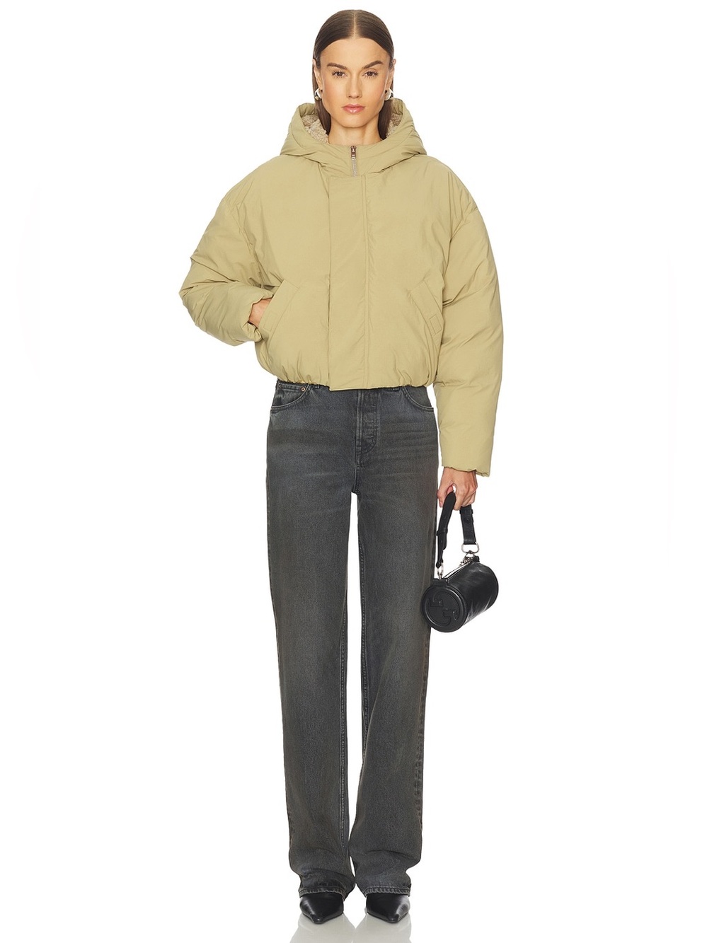 GRLFRND
Bella Cinch Low Rise Boyfriend in Dark Cloud - Picture 3 of 14